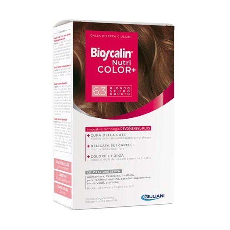 Bioscalin® NutriColor + 6.3 Rubio Oscuro Dorado Giuliani 1 Kit