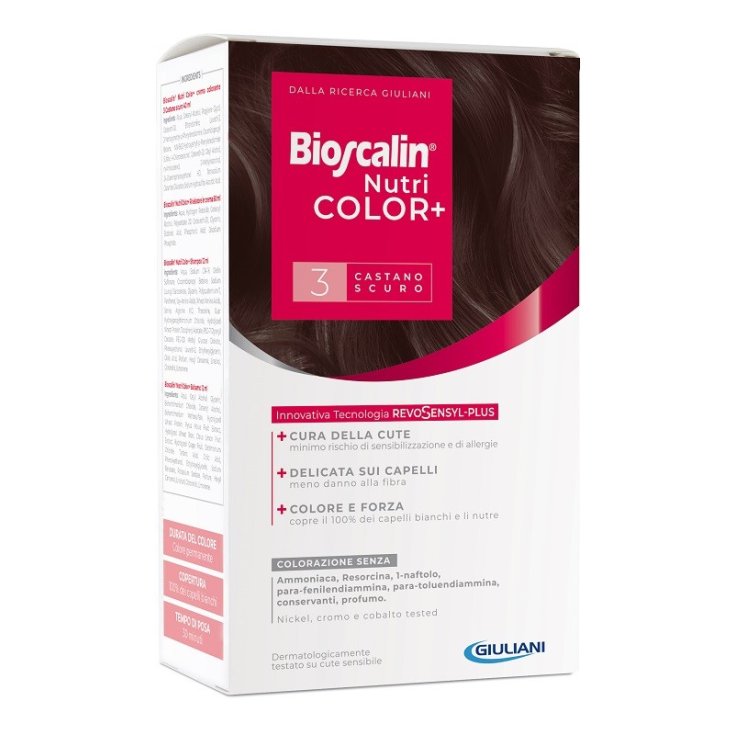 Bioscalin® NutriColor + 3 Castaño Oscuro Giuliani 1 Kit