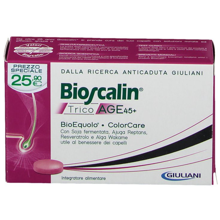 Bioscalin Tricoage 45+ Giuliani 30 Comprimidos Precio Especial