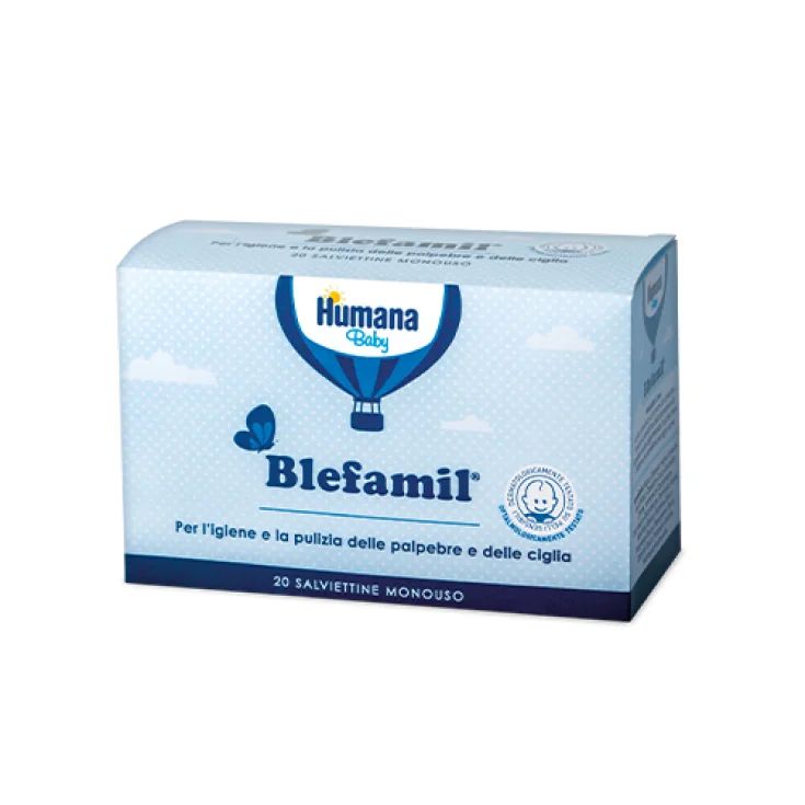 Blefamil Humana Bebe 20 Toallitas Desechables