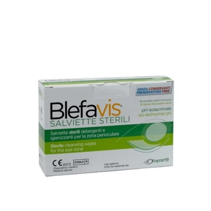Blefavis Toallitas Estériles 18 Toallitas Desechables