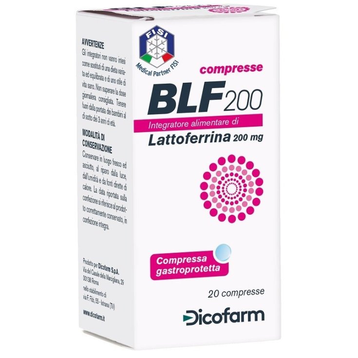 BLF 200 Dicofarm Lactoferrina 20 Comprimidos