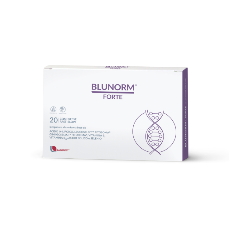 Blunorm Forte Laborest 20 Comprimidos Rapido-Lento