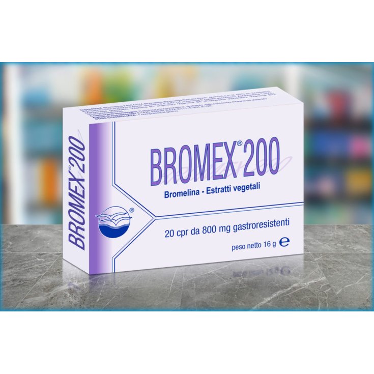 BROMEX 200 Farma Valens 20 Comprimidos