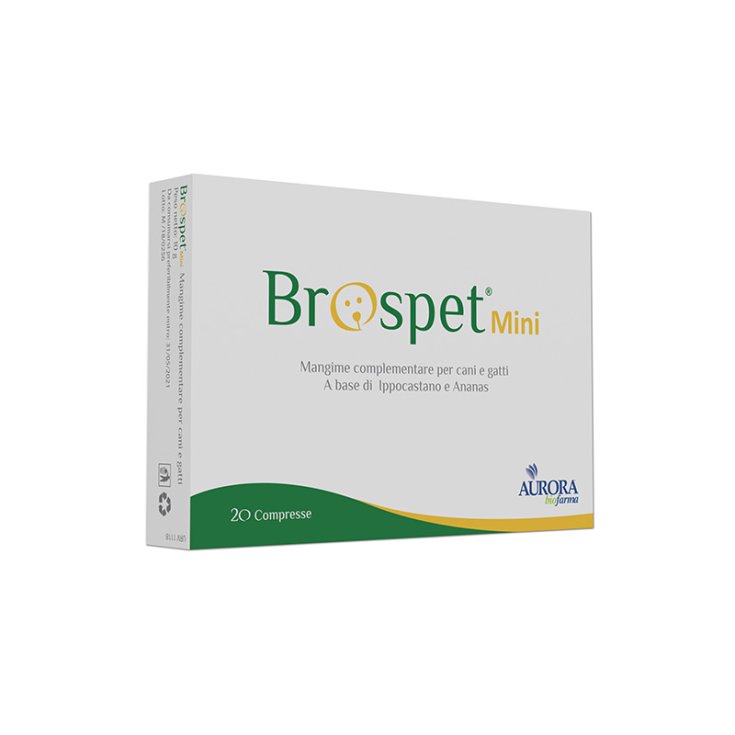 Brospet Mini Aurora Biofarma 20 Comprimidos