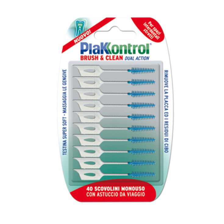 Brush & Clean Dual Action PlaKKontrol® 40 Cepillos