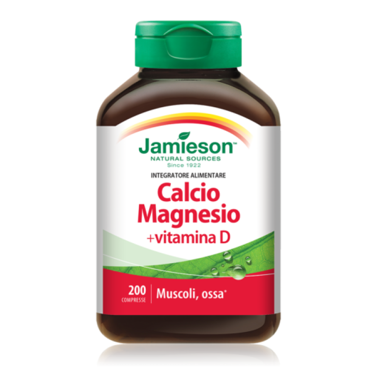 Calcio Magnesio Vitamina D Jamieson 200 Comprimidos