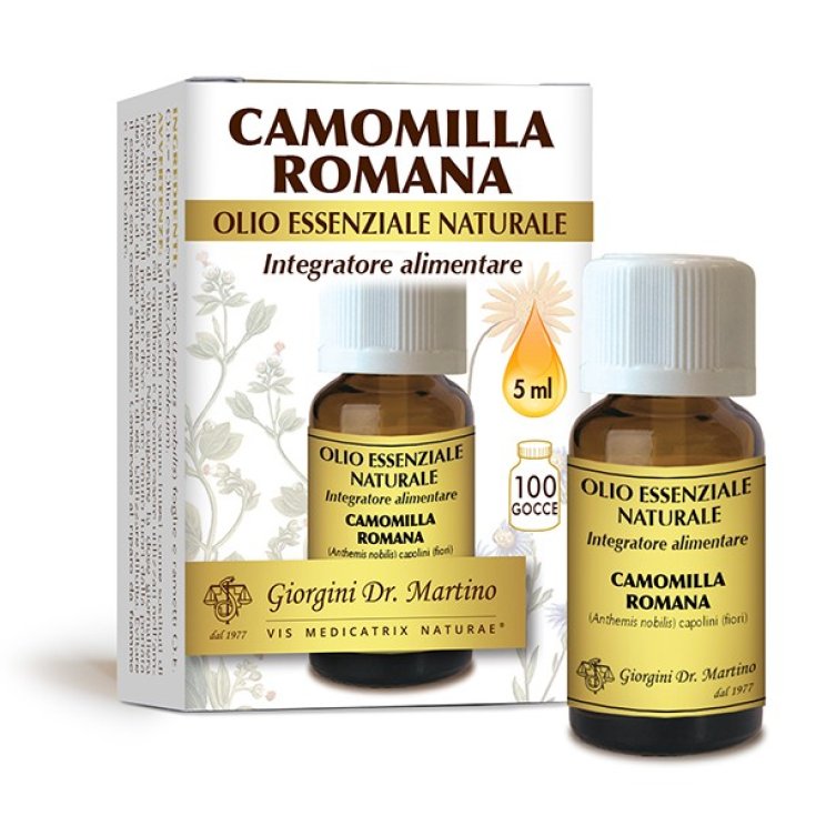 Aceite Esencial Natural Manzanilla Romana Dr. Giorgini 5ml