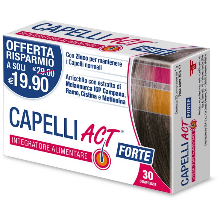 ACT Forte F&F Cabello 30 Comprimidos