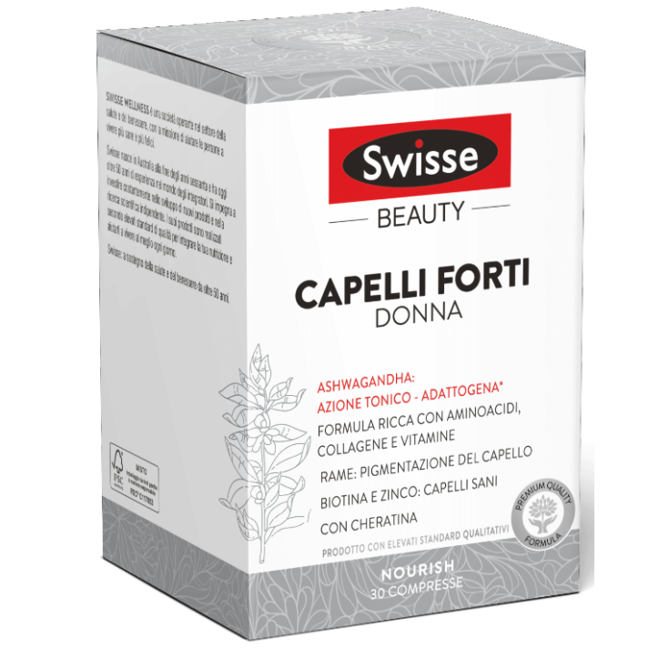 Cabello Fuerte Mujer Swisse Beauty 30 Comprimidos