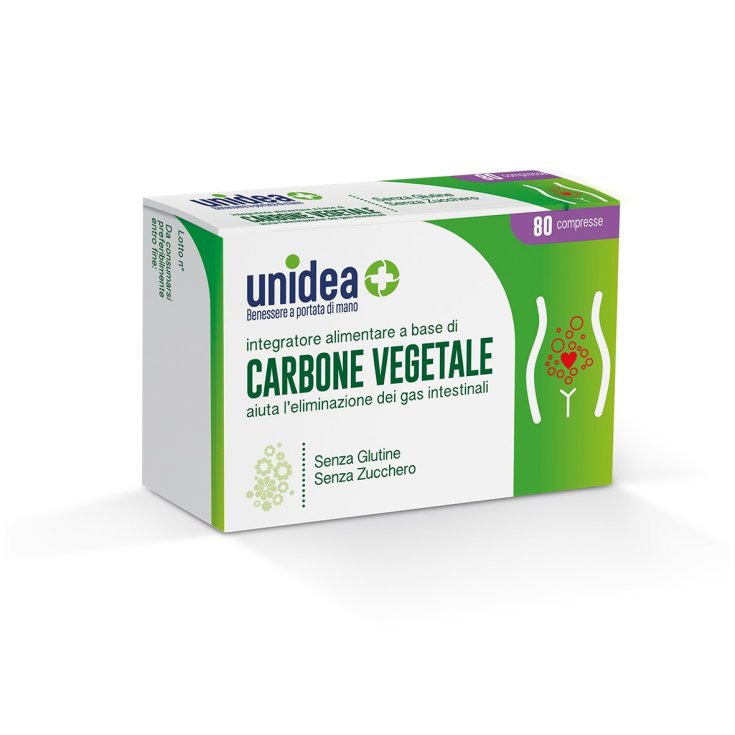 CARBON VEGETAL unidea 80 Comprimidos