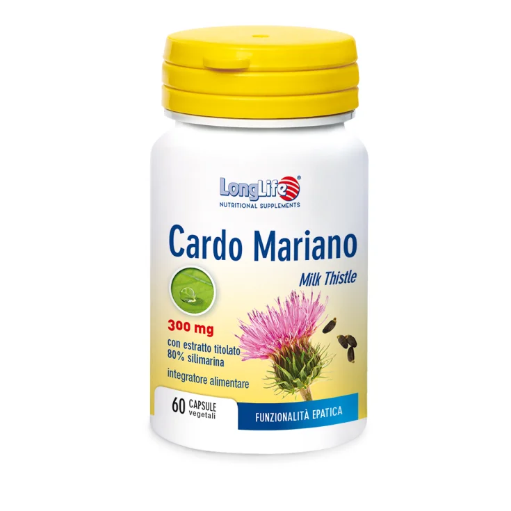 Cardo Mariano 300mg LongLife 60 Cápsulas Vegetarianas