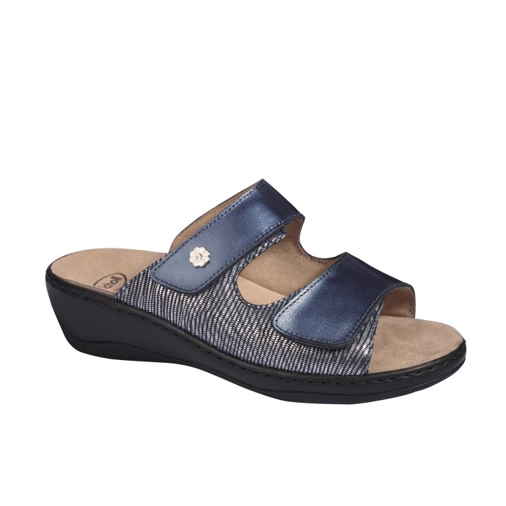 Carla Scholl® Mujer Azul Memory Cushion® Pantuflas Talla 36