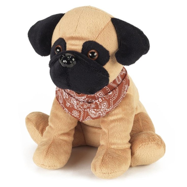 Pug Beige Warmies T-Tex 1 Pieza