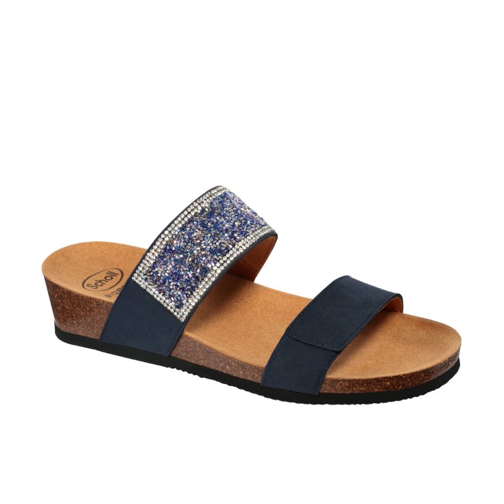 Cecilia Scholl® Sandalia Mujer Bioprint® Azul Marino Talla 37