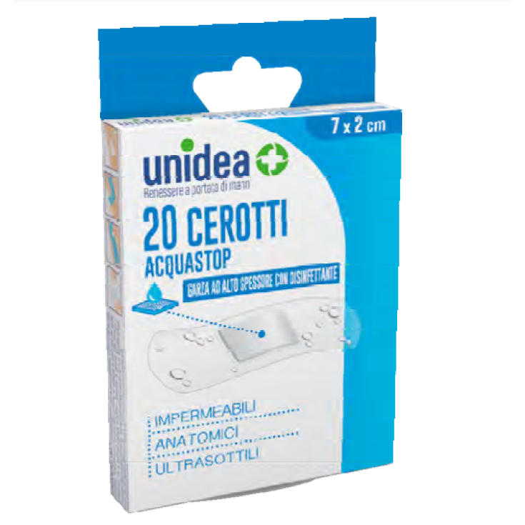 PARCHES ACQUASTOP unidea Medida 7x2cm 20 Parches