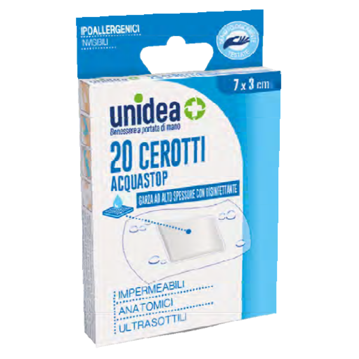 PARCHES ACQUASTOP unidea Medida 7x3cm 20 Parches