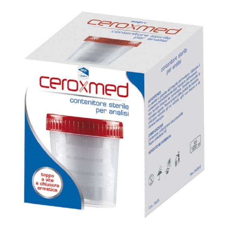 Ceroxmed Envase Esteril Para Analisis De Orina IBSA 120ml