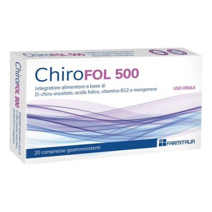 ChiroFOL 500 Farmitalia 20 Comprimidos Gastrorresistentes