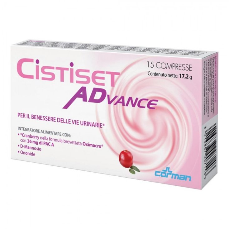 Cistiset Advance Corman 15 Comprimidos