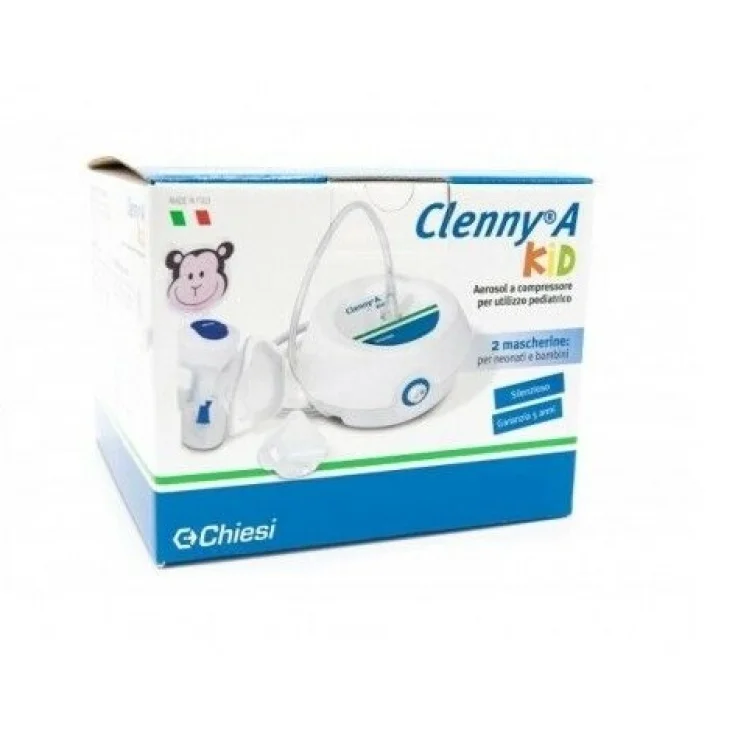 Clenny® A KID Aerosol A Compresor pediátrico Sistema Chiesi 1