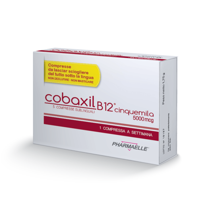 Cobaxil B12 Five Thousand 5000mcg PharmaElle 5 comprimidos sublinguales