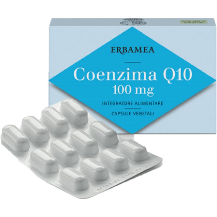 Coenzima Q10 100mg Erbamea 24 Cápsulas