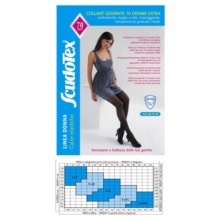 Pantys premamá 70 Extra ScudoTex Daino Talla 3