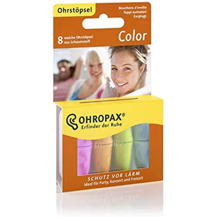 Color Ohropax 8 Tapones Oidos
