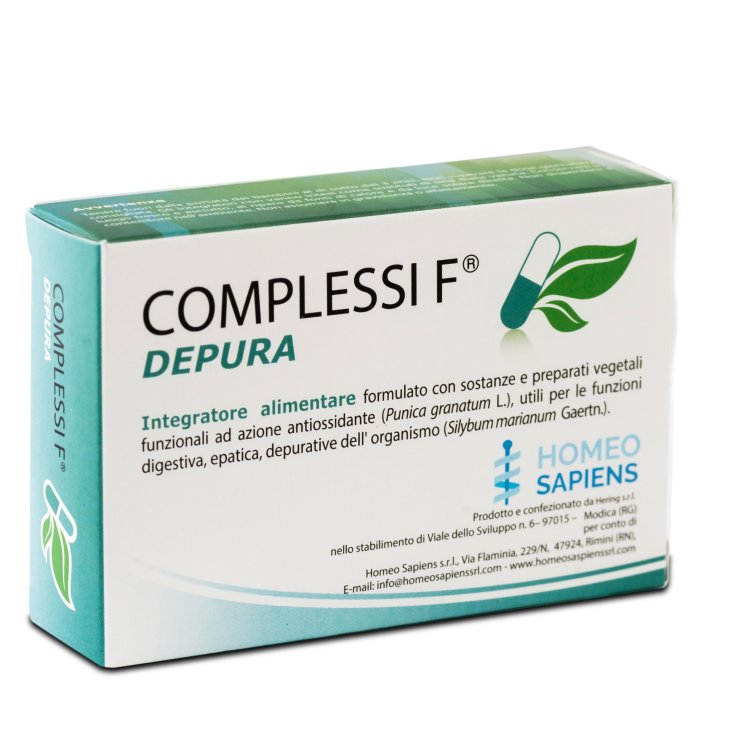 Complejos F Depura Homeo Sapiens 30 Comprimidos