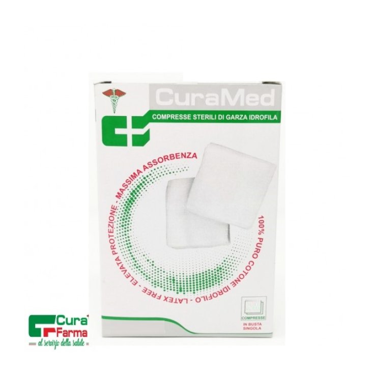 CuraMed Gasa Hidrofílica Estéril 4 Comprimidos 10x20cm