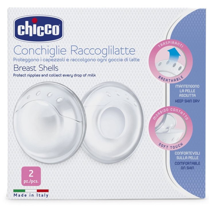 Conchiglie Leche Colector Chicco 2 Piezas