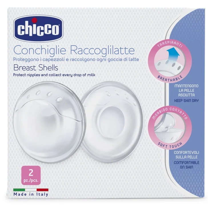 Conchiglie Leche Colector Chicco 2 Piezas