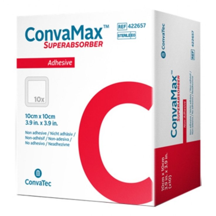 ConvaMax Superabsorbente ConvaTec 10 Apósitos 10X10cm