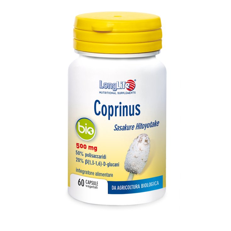 Coprinus Bio 500mg LongLife 60 Cápsulas Vegetarianas