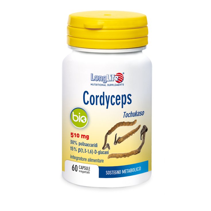 Cordyceps Bio 510mg LongLife 60 Cápsulas Vegetarianas