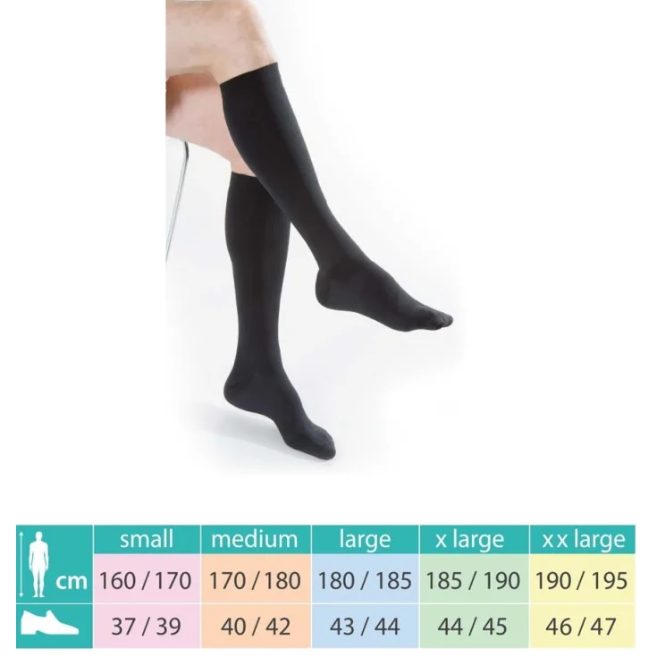 Algodón 18 Rodilla Alta Unisex Kamila Antracita Talla XXL
