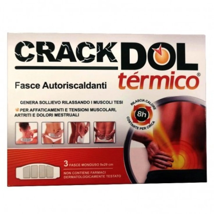 CrackDOL® Thermal ShedirPharma® 3 bandas autocalentables