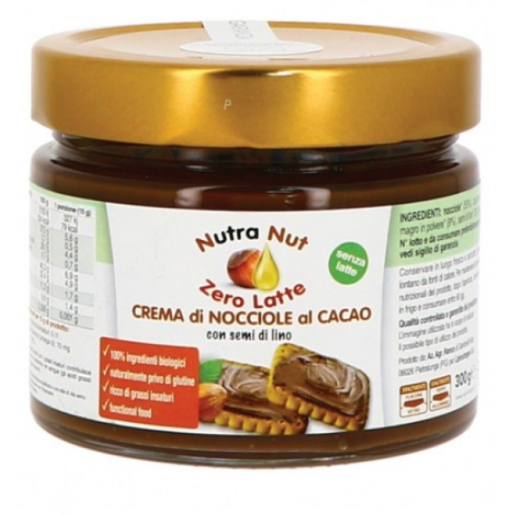 Crema Nutra Nut Zero Milk Cacao Avellana 300g