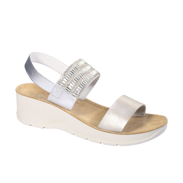 Cristina Scholl® Silver Memory Cushion® Sandalia Mujer Talla 40