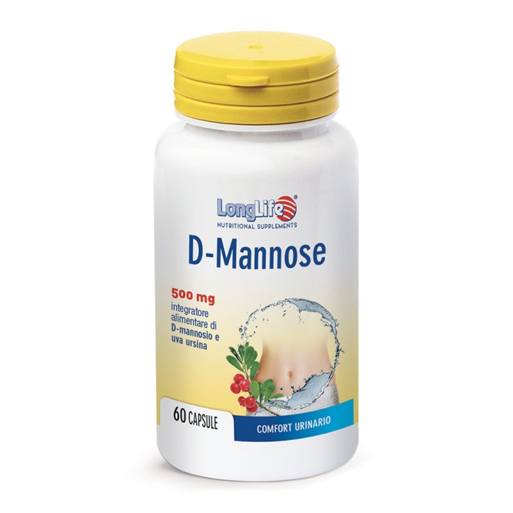 D-Manosa 500mg LongLife 60 Cápsulas