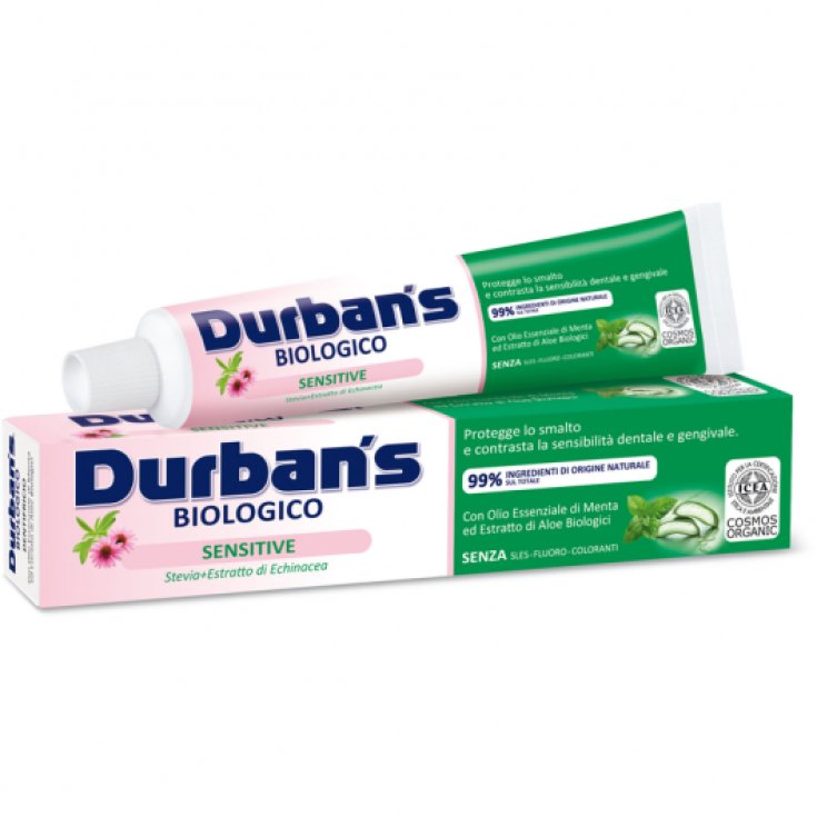 Pasta de dientes orgánica Sensitive Durban's 75ml