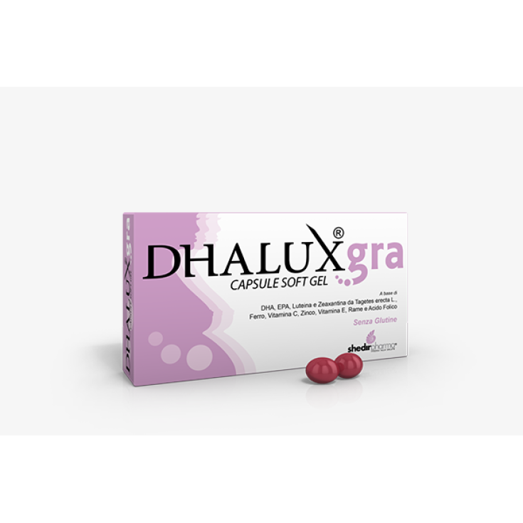 Dhalux® GRA ShedirPharma® 30 cápsulas de gelatina blanda