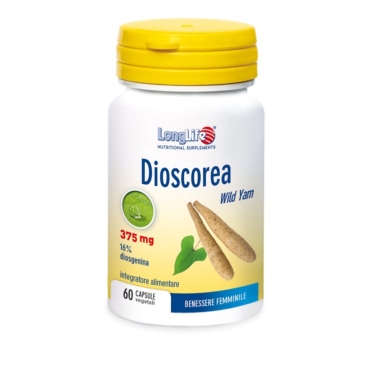 Dioscorea 375mg LongLife 60 Cápsulas Vegetarianas