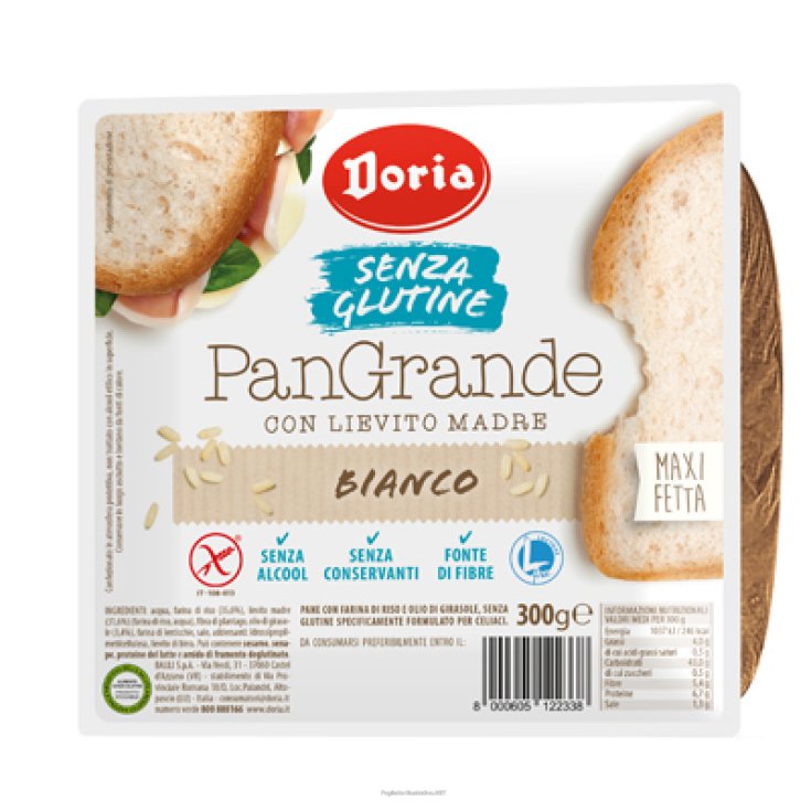PanGrande Bianco Doria - Sin Gluten 300g