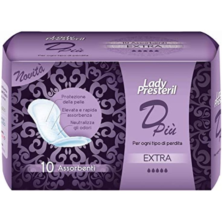 Dpiù Extra Lady Presteril 10 Absorbentes