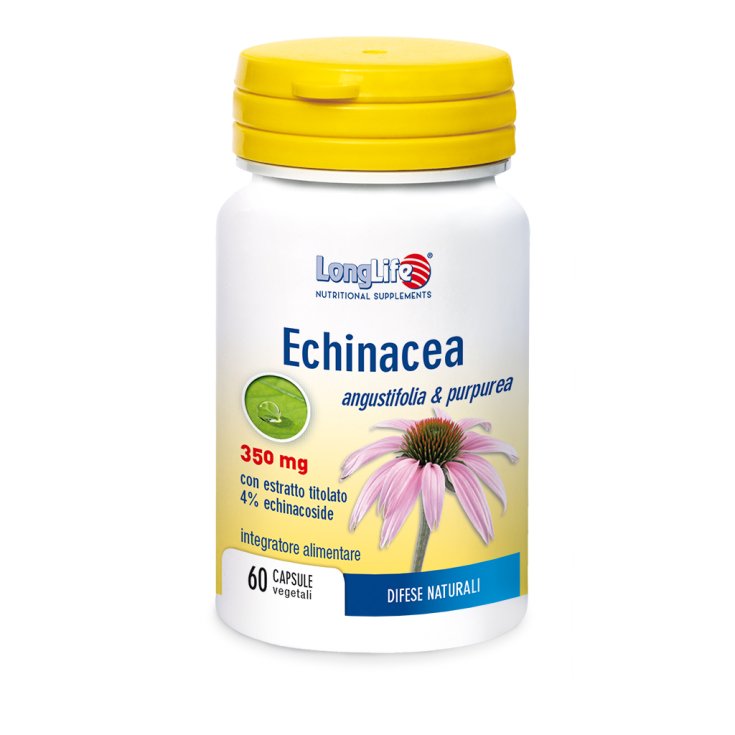 Echinacea 350mg LongLife 60 Cápsulas Vegetarianas