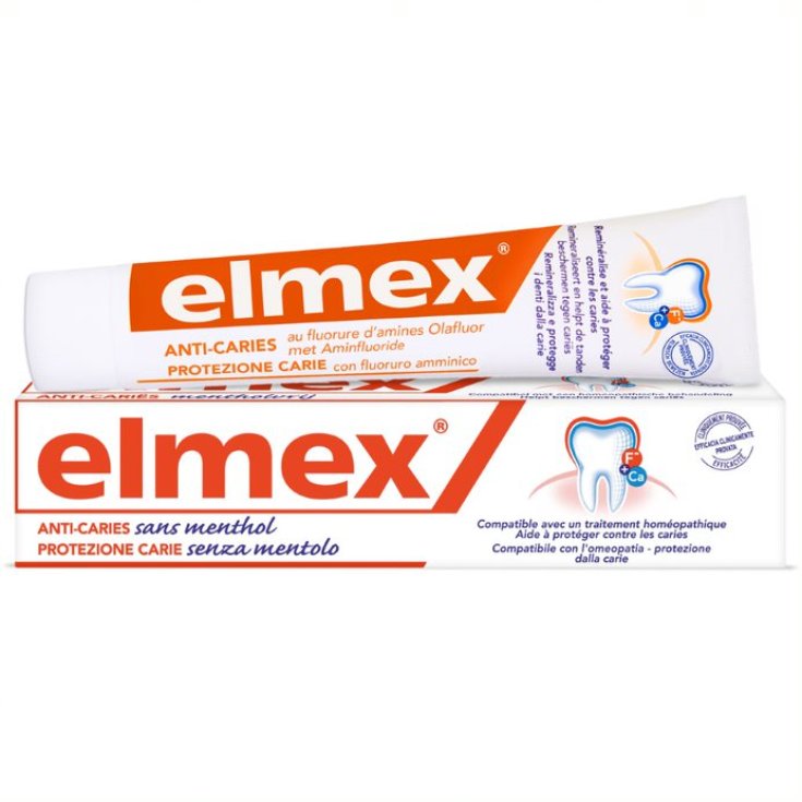 elmex® Protección contra la caries sin mentol 75ml