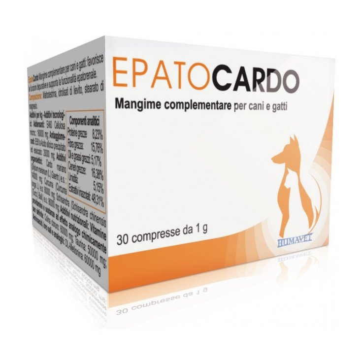HEPATOCARD Humavet 30 Comprimidos