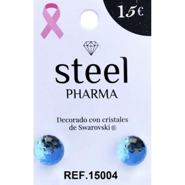 Esfera Aquamarina 8 Acero Pharma 1 Par